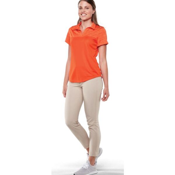 Ladies Shadow Tonal Heather Polo Thumbnail